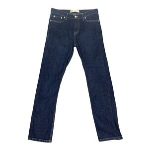 Levis Jeans Men's 29x31 Blue 502 Regular Fit Tapered Leg Medium Wash